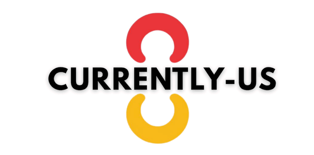 White background of currently us logo ideas 1